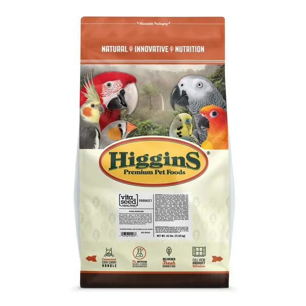 25 Lb Higgins  Parakeet - Food